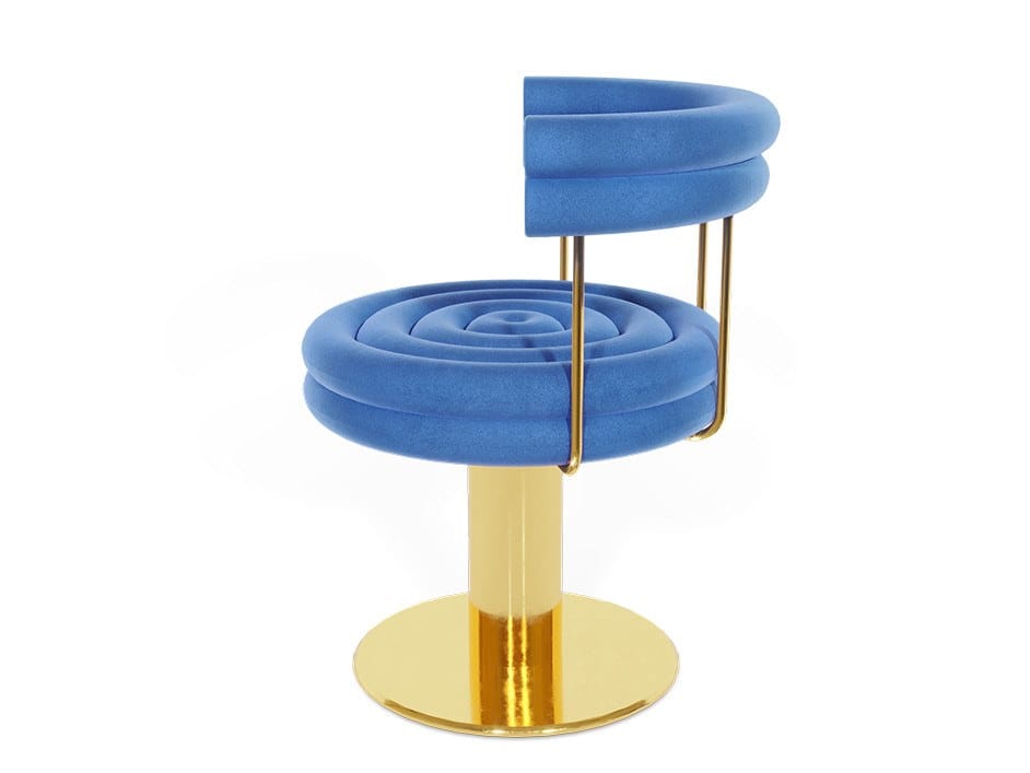 Мягкий стул для ресторана Essential Home Hollywood Glamour ARCH-00040419 - Вид №1