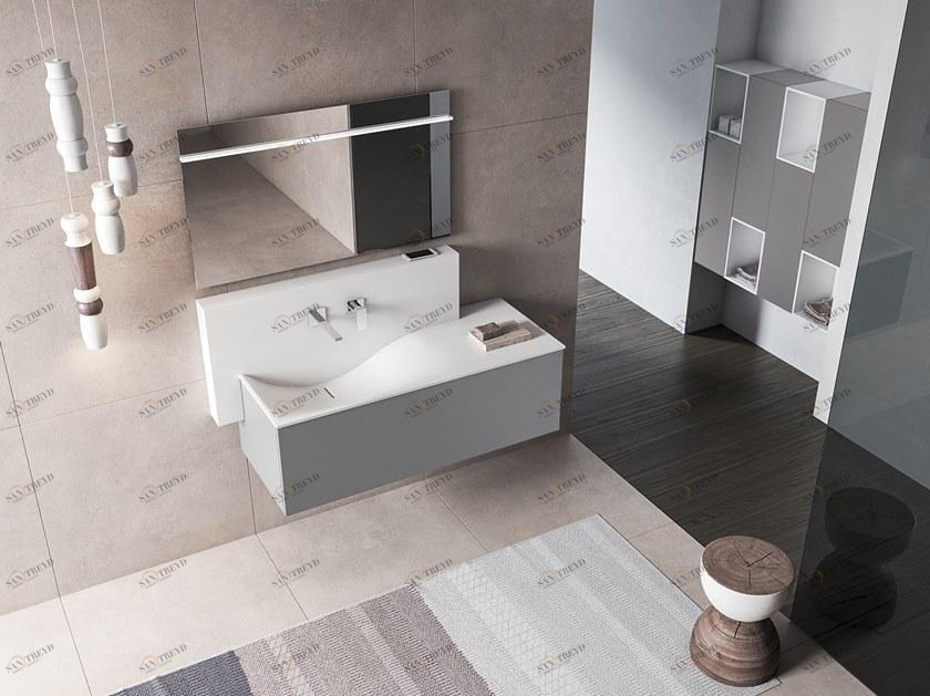 BMT Тумба под умывальник со шкафом Xfly sun-id-1396301