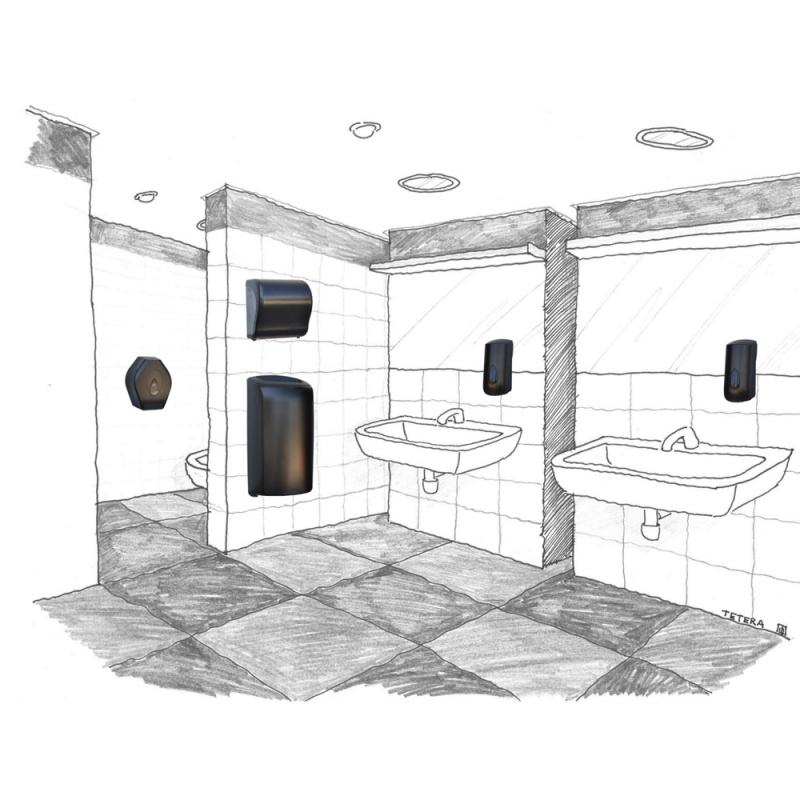 GUH721 Электронный освежитель воздуха LCD UNIQUE EXCLUSIVE CARBON LINE Merida  - Вид №2