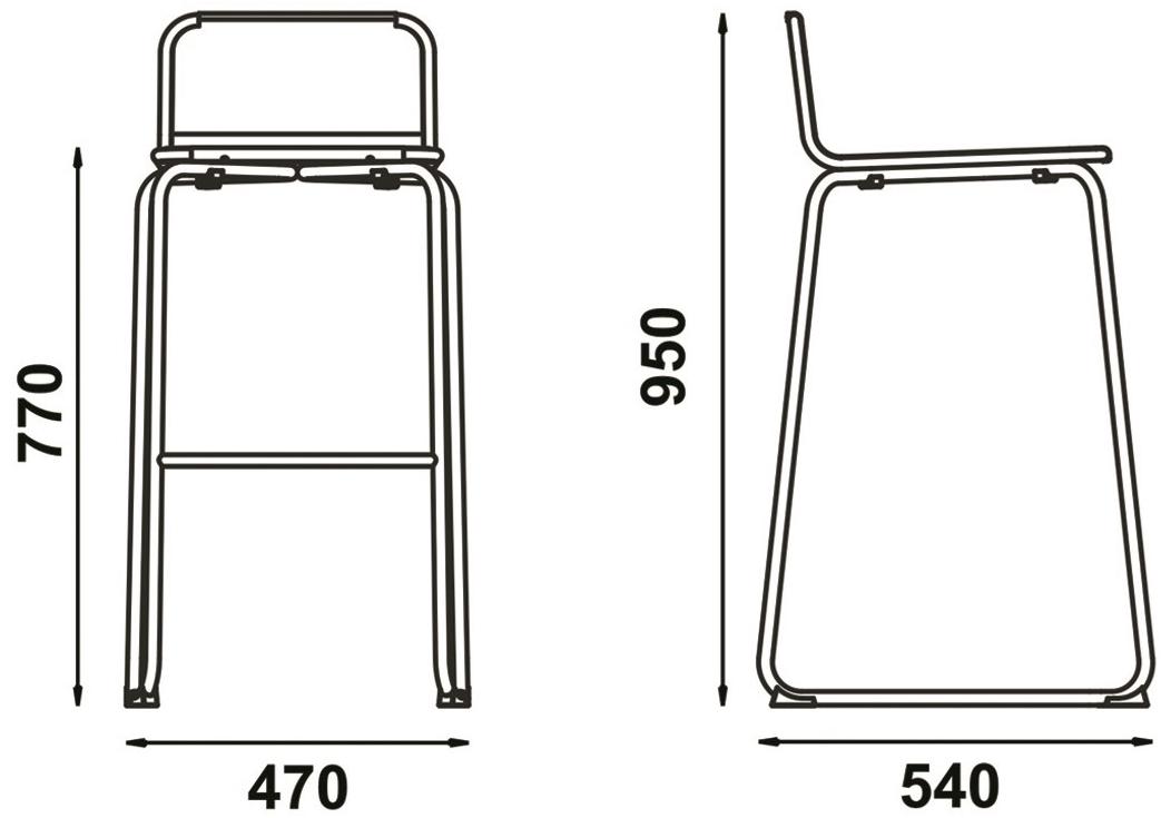 Adico Барный стул из металла sun-id-1408546 - Вид №1