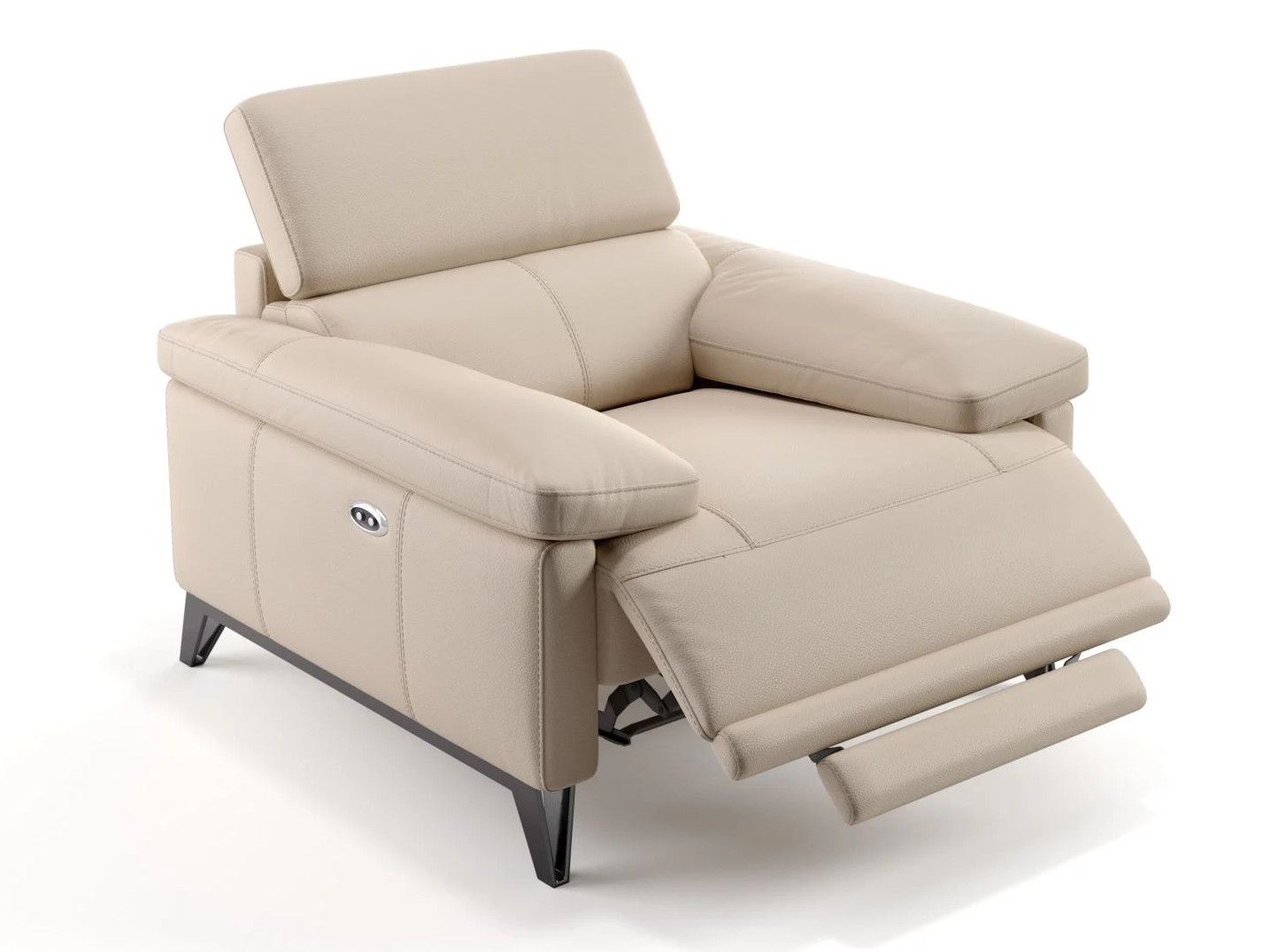 Кожаное кресло с подлокотниками Sofanella Celano ARCH-00135209