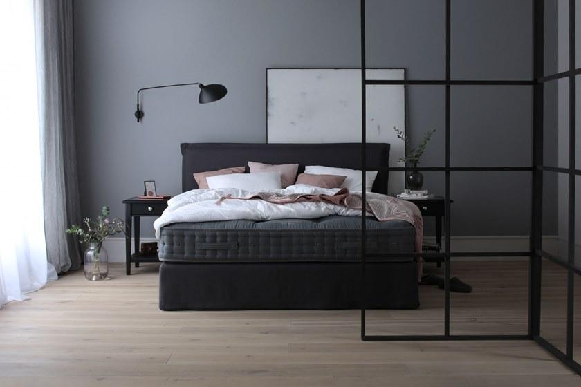 Heavens Двуспальная кровать из ткани с мягким изголовьем Leila sun-id-1412766 - Вид №3