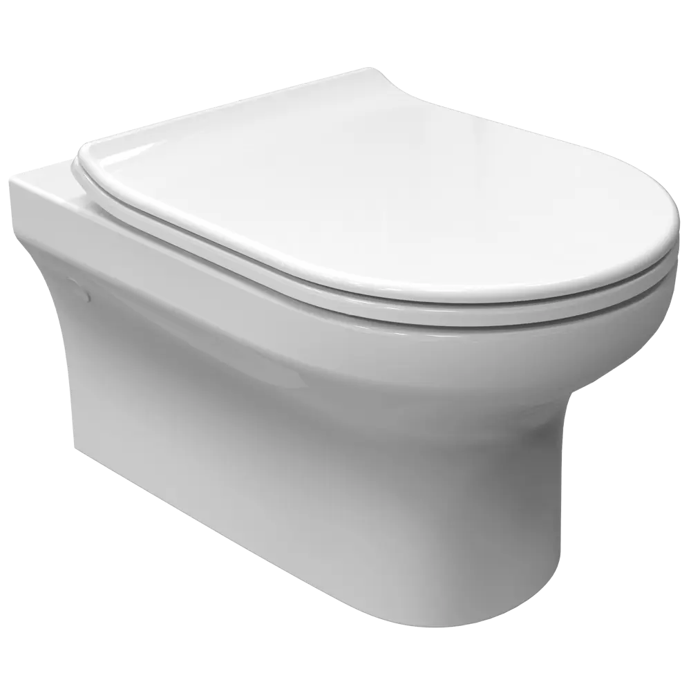 Унитаз подвесной Sensea Favori HDC520WH душевой смыв с сиденьем микролифт 83545194 STLM-2094452 - Вид №2