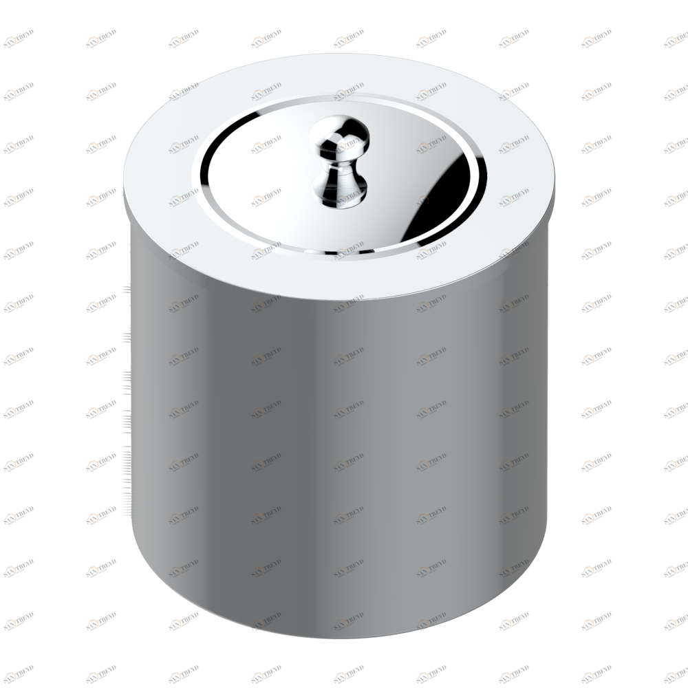 A52-712CL WASTE BASKET WITH COVER Diameter : 200 mm Thg-paris Broadway Хром A52-712CL CAT.A