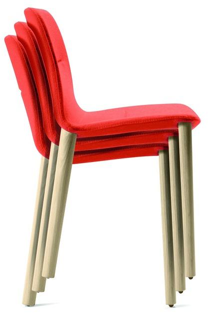 ALKI Штабелируемый стул со съемным чехлом из ткани Jantzi sun-id-1368273 - Вид №2