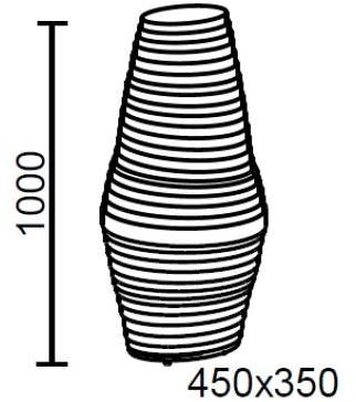 Brillamenti Торшер LED из нержавеющей стали Bumblebee Mt.nn.020.ota.fi - Вид №1