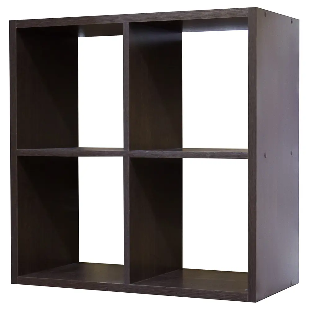 Стеллаж 4 секции 70x70x31,5 см, ЛДСП, цвет венге 18079677 STLM-2082496 Santreyd 
