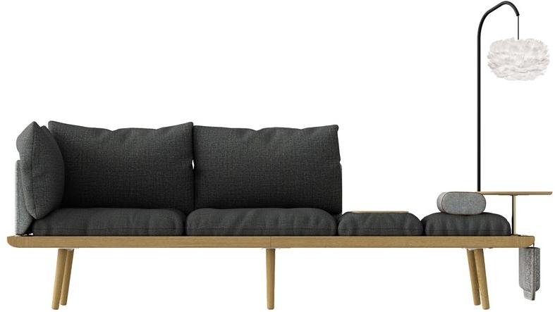 Umage 3-х местный тканевый диван Lounge around sun-id-1473846 - Вид №1