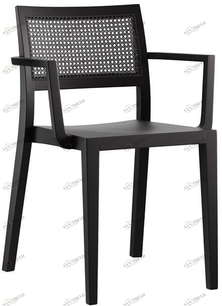 horgenglarus Штабелируемый стул из массива дерева с подлокотниками Lyra 6-540a