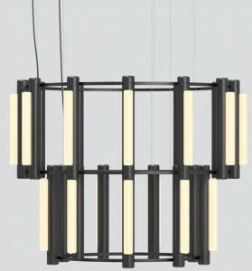 ANDlight Люстра из алюминия и акрила Pipeline Pip-cha-8