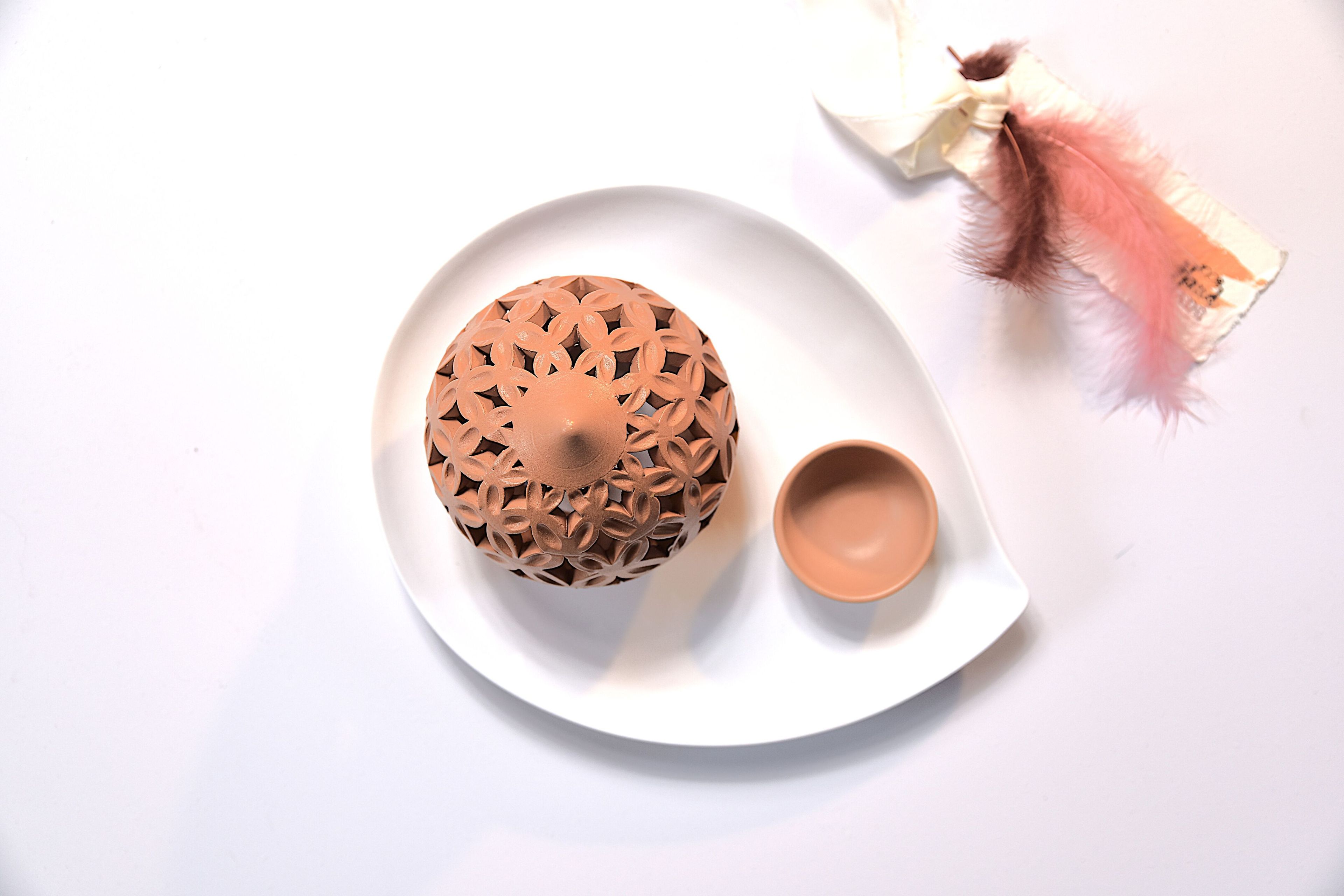 Матовый глазурованный керамический подсвечник Muse dell’Abitare огонь ARCH-00027837 - Вид №4