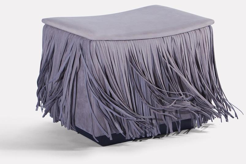 MORADA Квадратный пуф из нубука Taglia Taglia ot - Вид №1