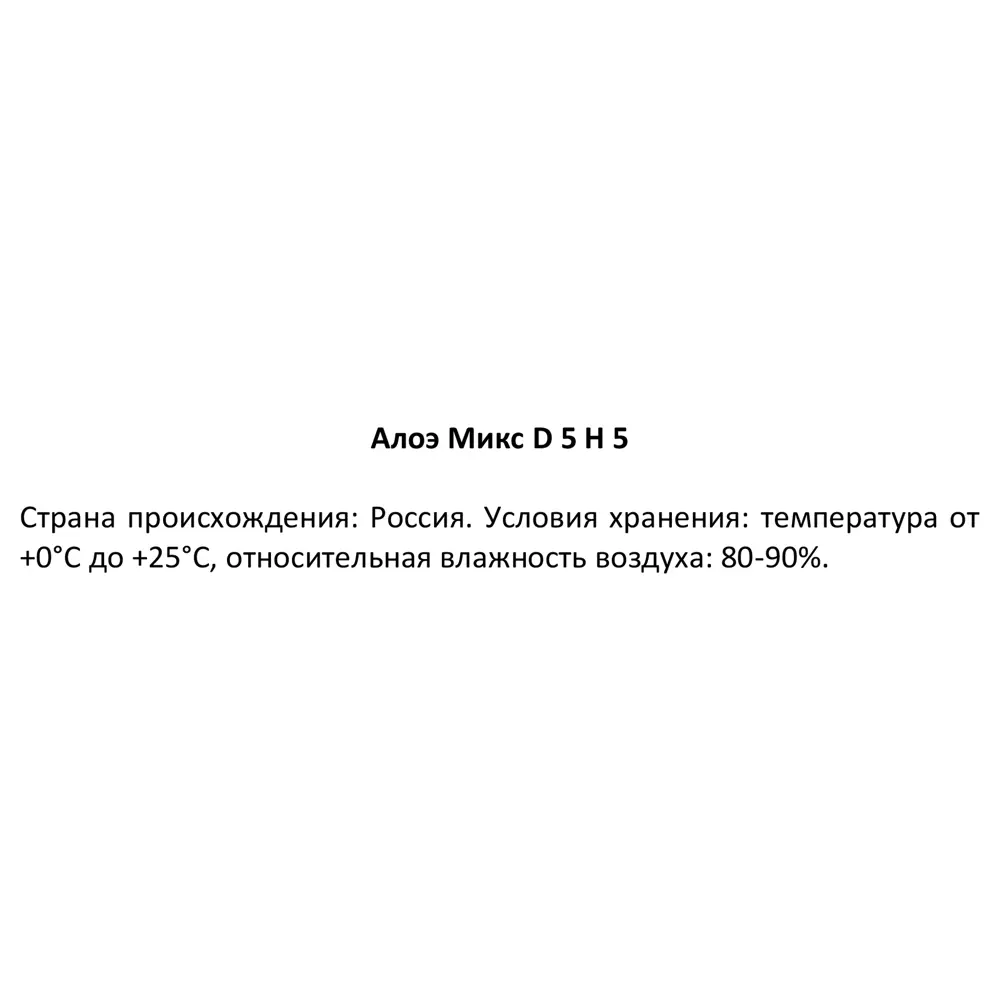 Santreyd Алоэ микс - комнатное растение с гелевыми листьями 87959893 STLM-0076403 - Вид №4