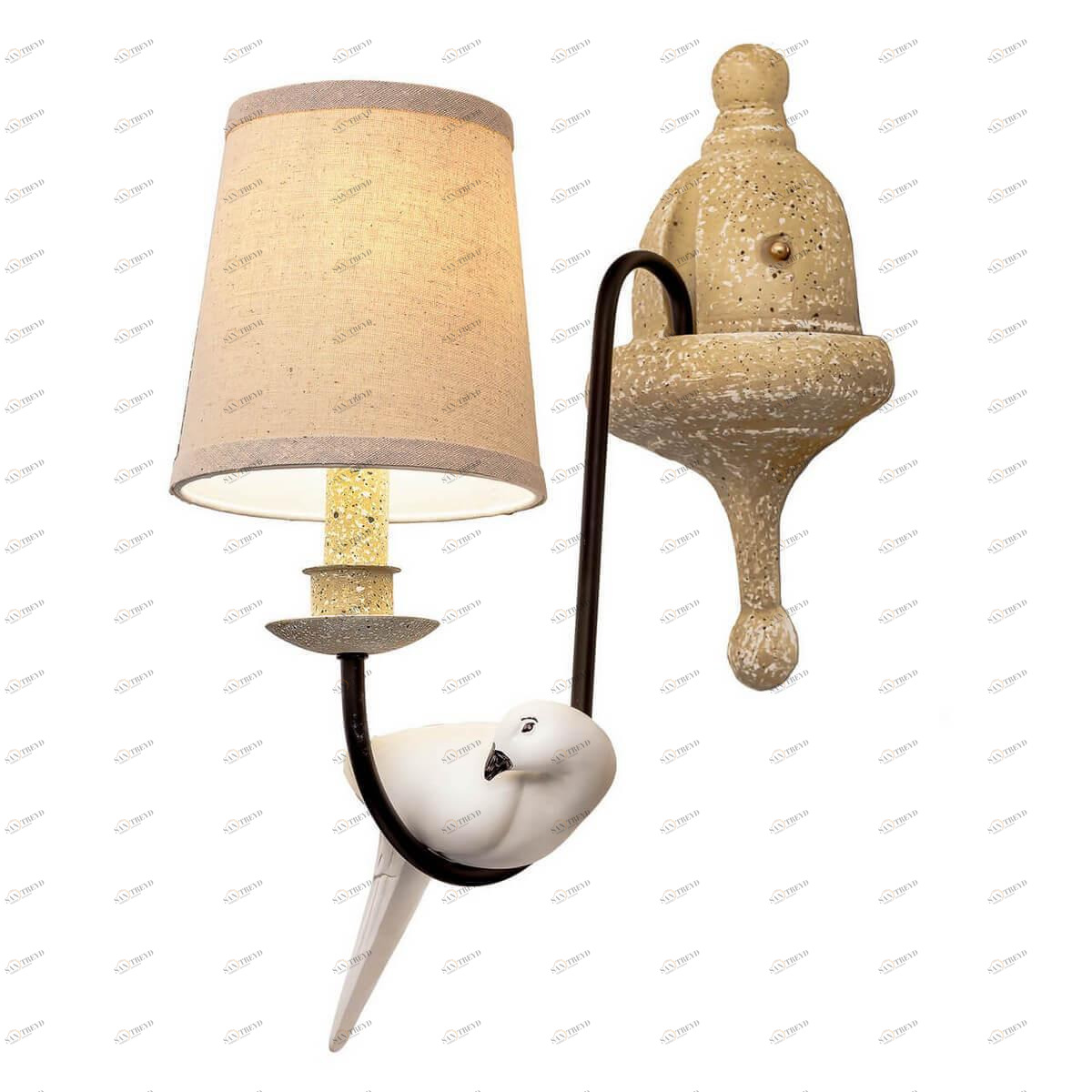 Бра настенное бежевое Loft 1029W-1 LOFT IT LOFT1029 00-3928123 Бежевый 