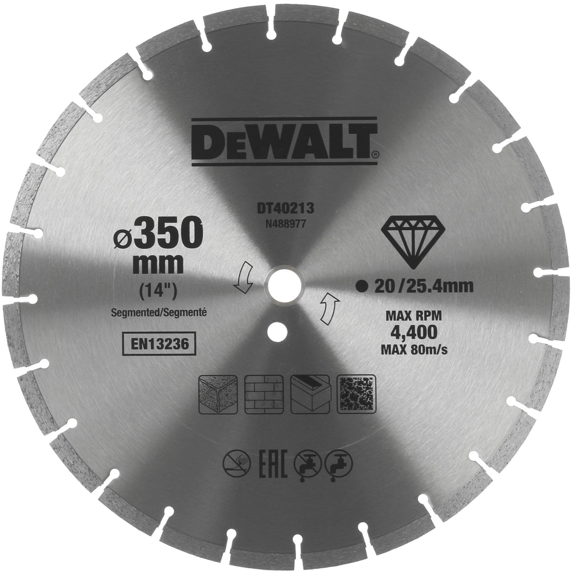 Диск алмазный DeWalt DT40213 5303565 STDN-0118315