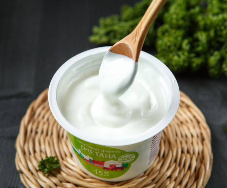 3120 Сметана 15% Вкусляндия  - Вид №1