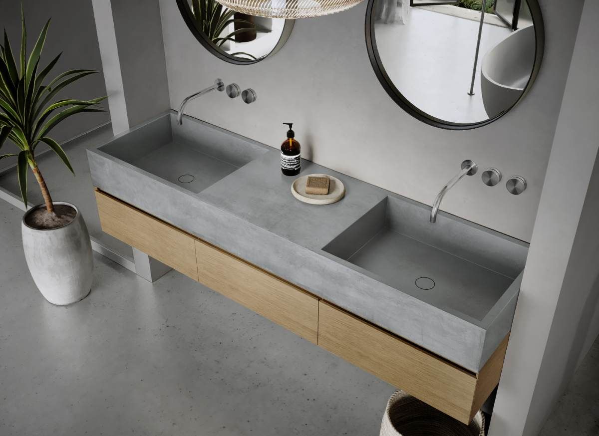 Подвесной прямоугольный двойной умывальник COCOON Maison ARCH-00125699 - Вид №8