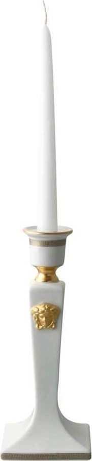 62921 Rosenthal Versace Подсвечник со свечой Rosenthal Versace Горгона, фарфор Фарфор 