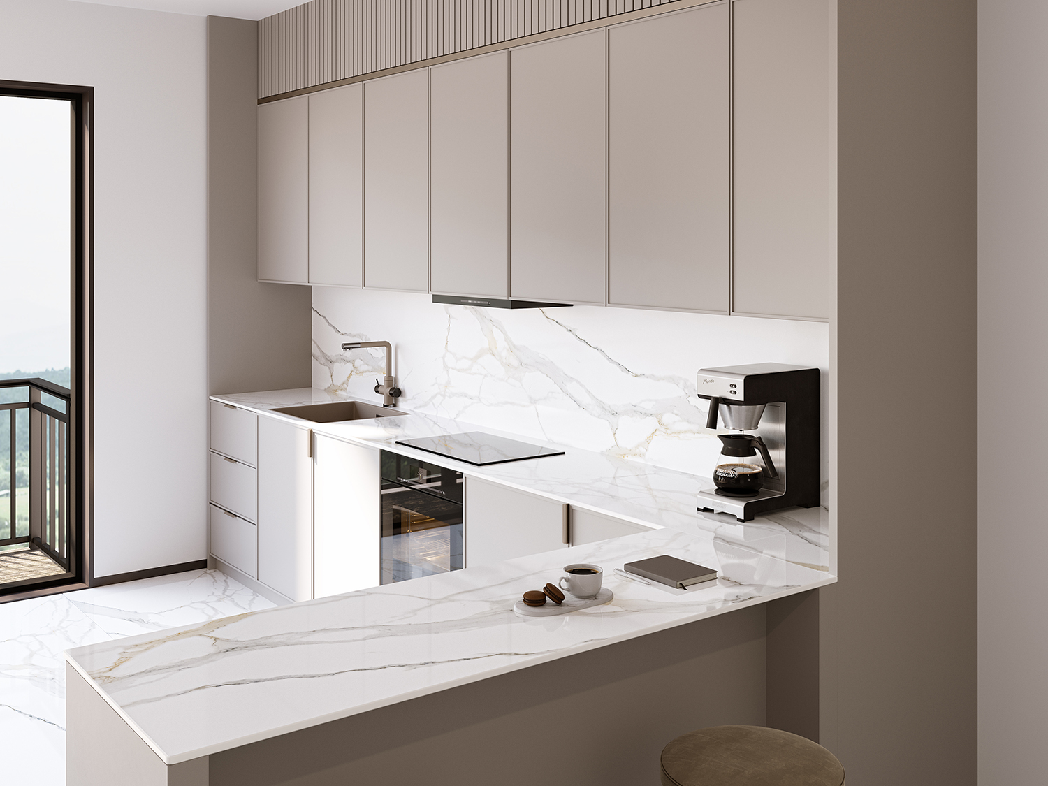 Бесконечная элегантность: керамический слэб STAROTECH STP-ST164 INCOLOR Double Polished - Вид №11