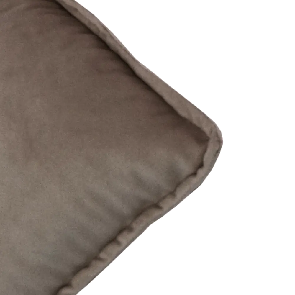 Подушка с пуговицей Бархат 43x43 см цвет бежевый 89112399 STLM-2026587 LINEN WAY  - Вид №2