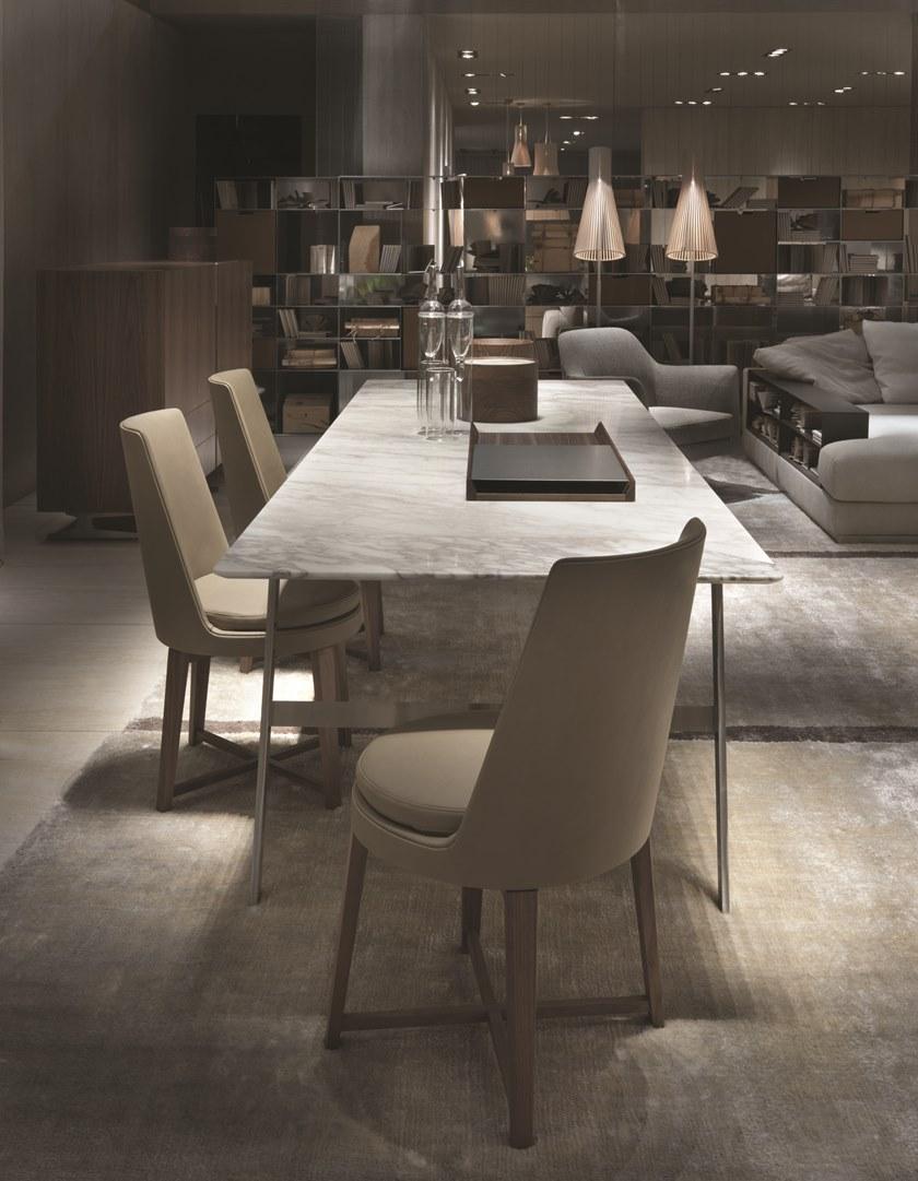 Flexform Прямоугольный обеденный стол из мрамора Soffio sun-id-1356897 - Вид №4