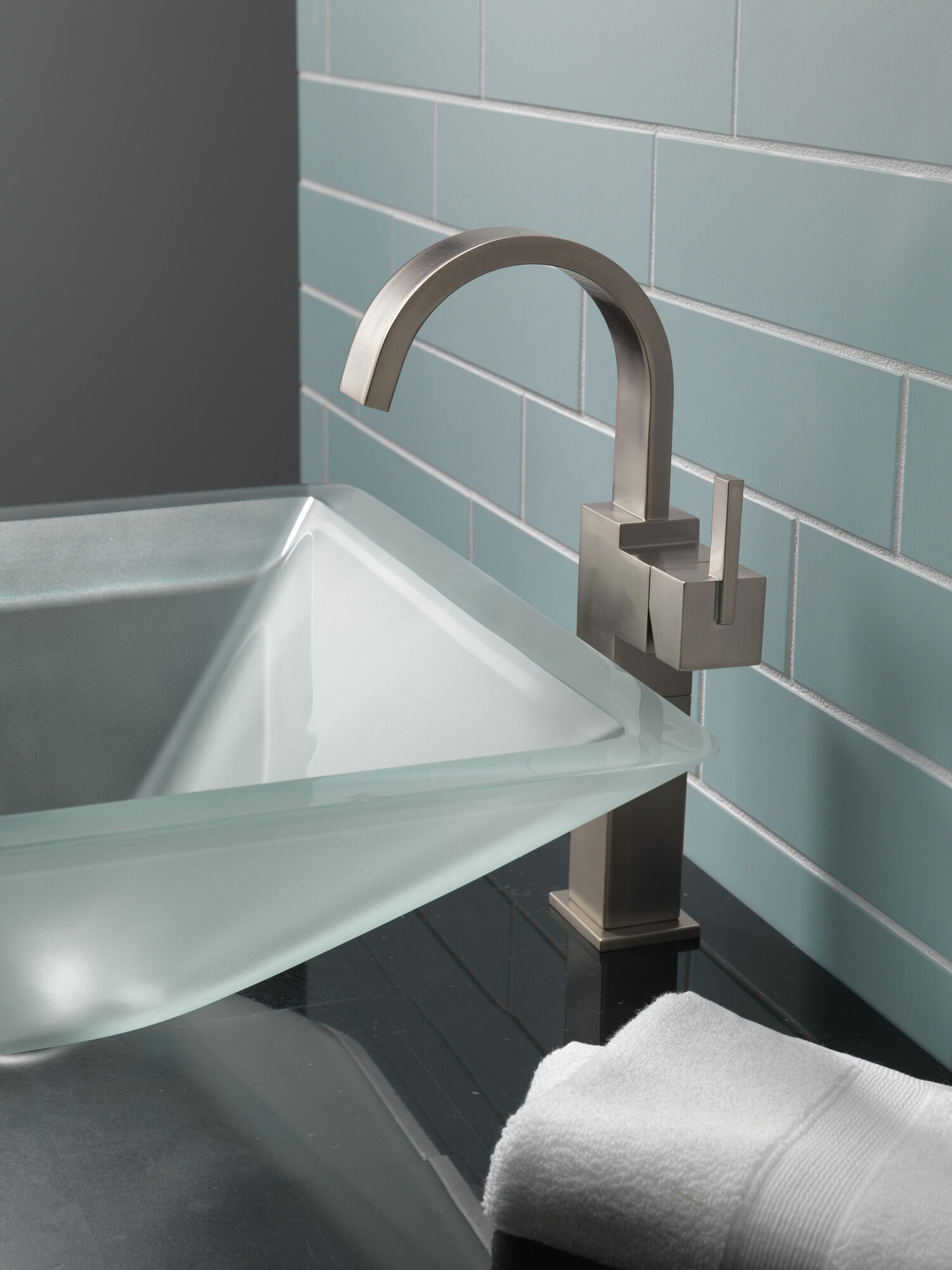 753LF-SS Смеситель для ванной комнаты с одной ручкой Delta Faucet Vero Нержавеющая сталь - Вид №2