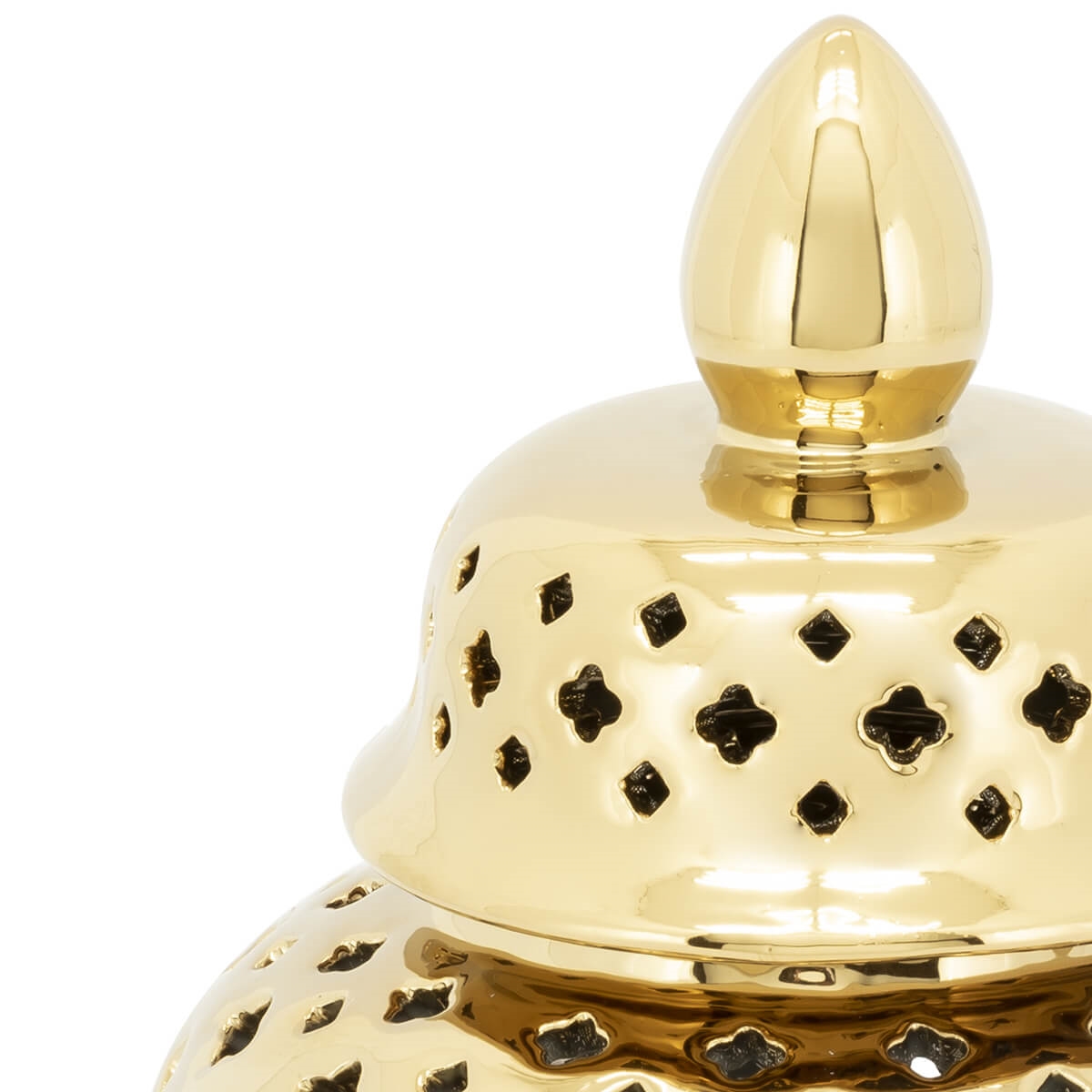 200836-86 ABHIKA ВАЗА MING CROSS DARK GREEN  - Вид №1