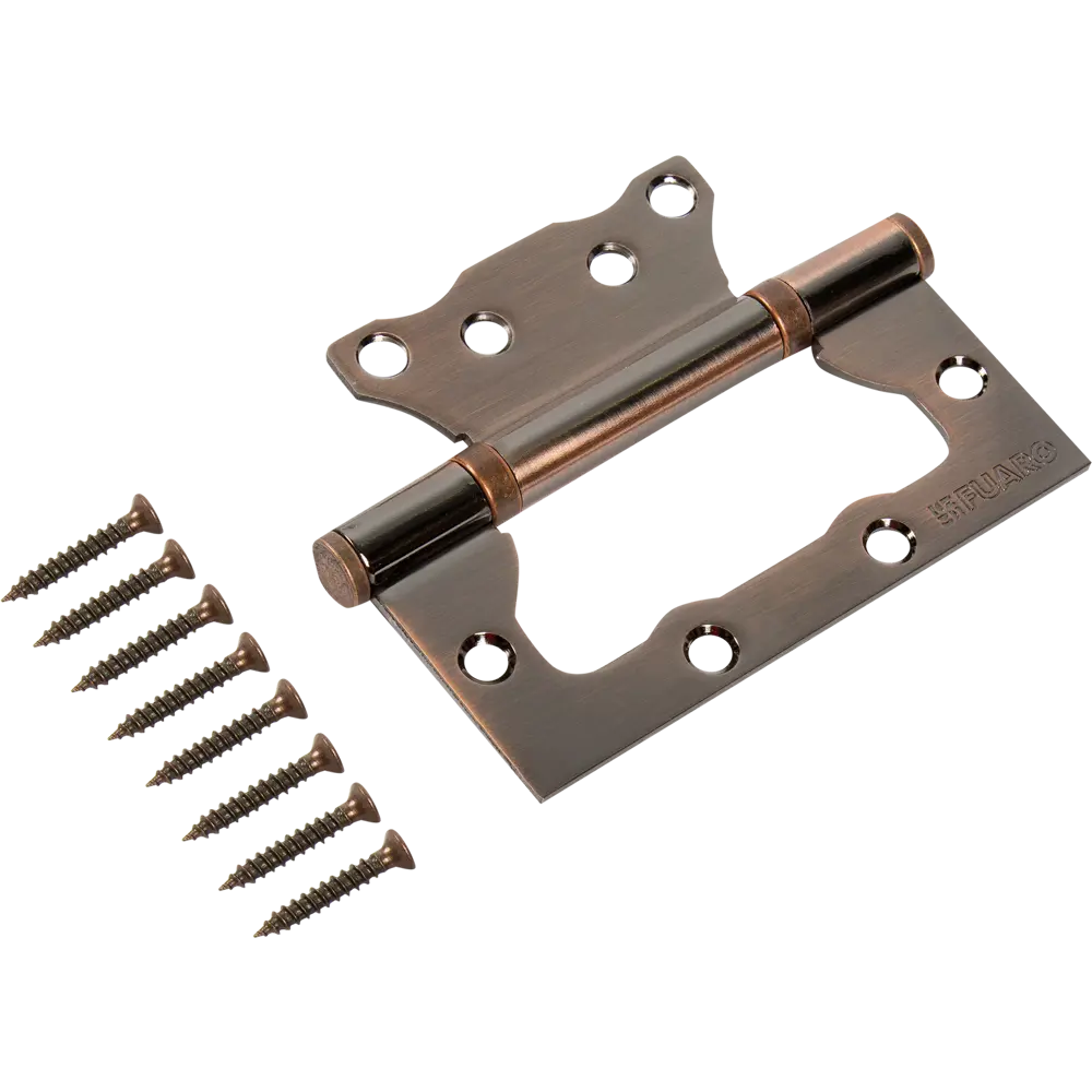 82105957 Петля без врезки N100500/2BB-AC/BL 100x75x2.5 мм сталь цвет античная медь STLM-0019052 FUARO Home - Вид №4