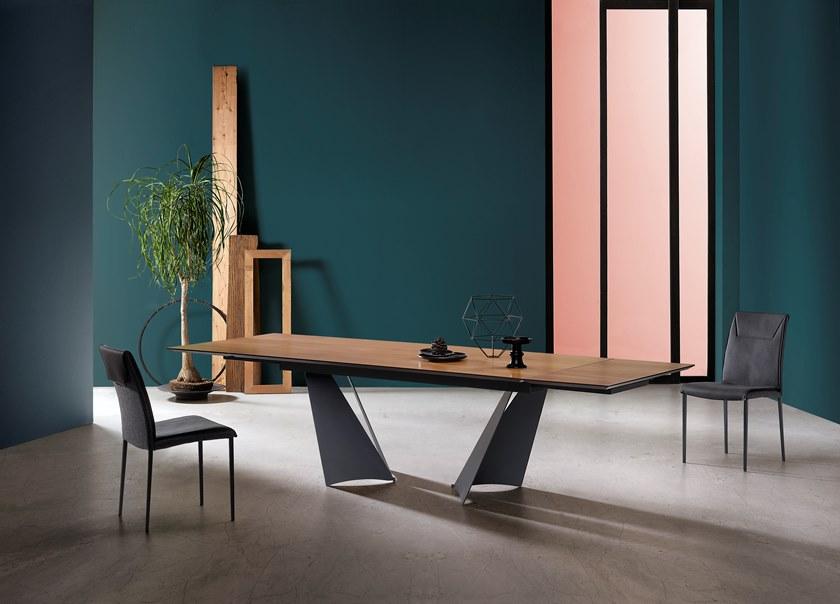 Natisa Раздвижной прямоугольный стол из фанерованной древесины sun-id-1511387 - Вид №3