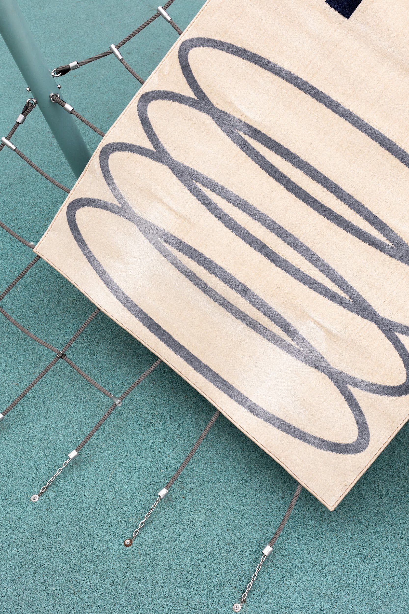 Прямоугольный ковер из полипропилена с геометрическим рисунком Shishka Project COMBINATION 2 ARCH-00103562 - Вид №1