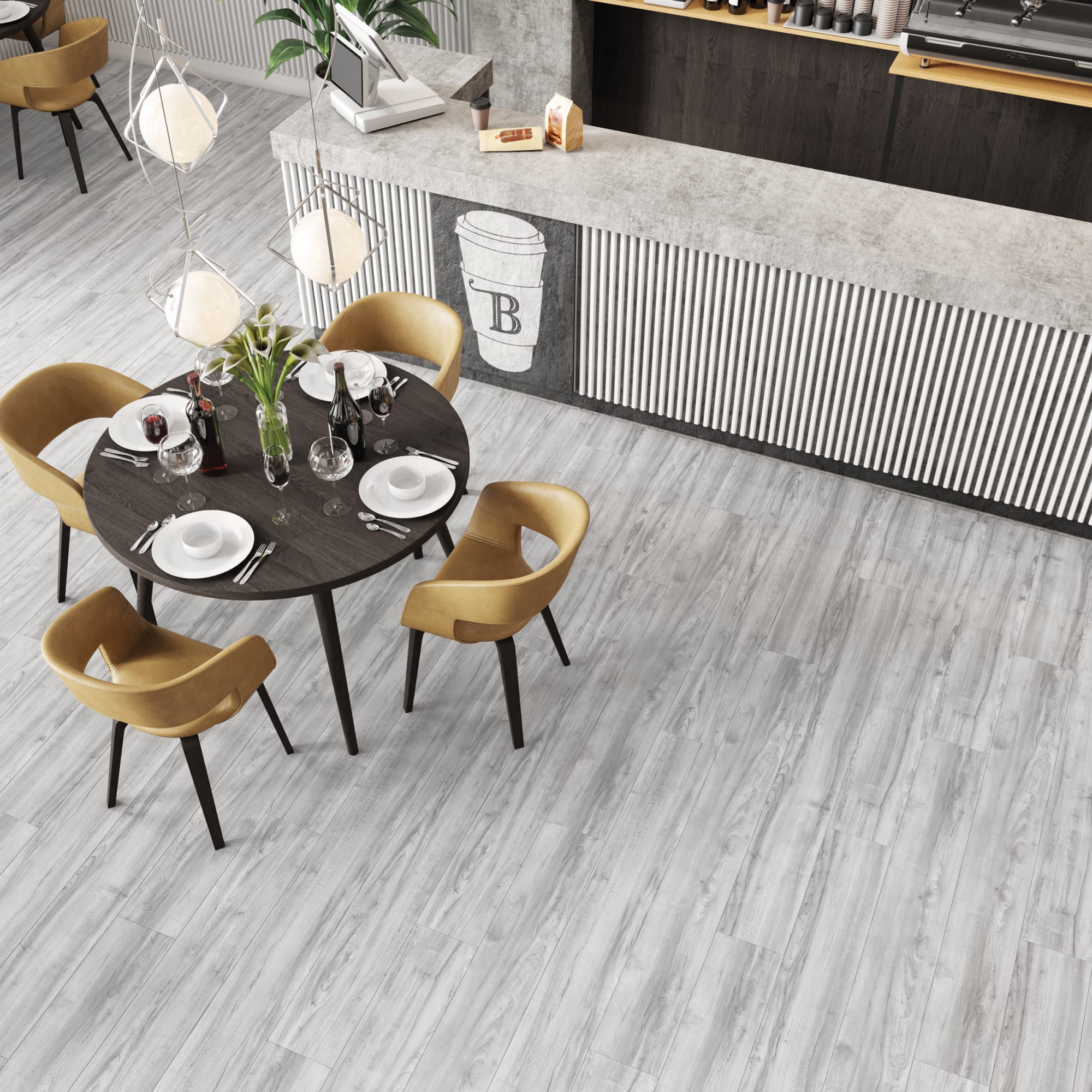 85246018 SPC плитка «Клен Британский» 42 класс толщина 3.5 мм 2.16 м² Santreyd  - Вид №7