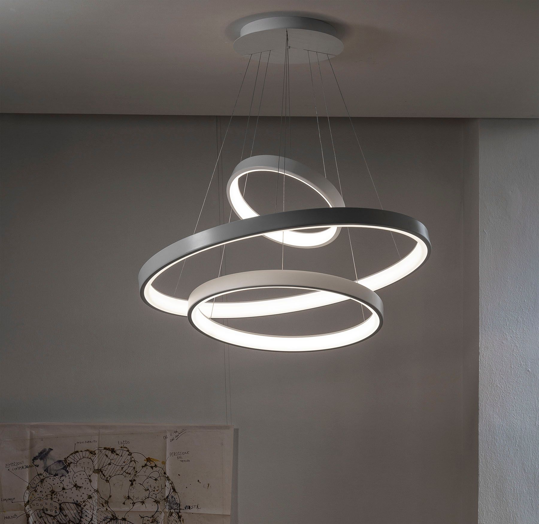 Алюминиевый подвесной светильник Martinelli Luce Lunaop ARCH-00090200 - Вид №3