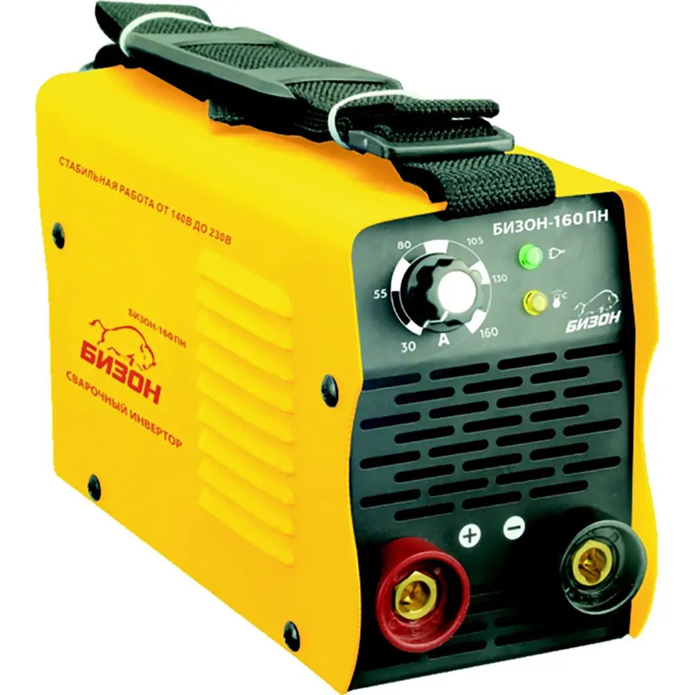 Сварочный аппарат инверторный Бизон БИЗОН-160ПН, 160 А, до 4 мм STLM-2021201