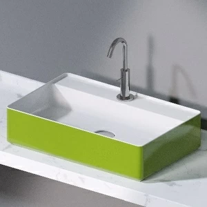 L621221 Накладная раковина на столешницу  прямоугольная A. e T. Italia Fly