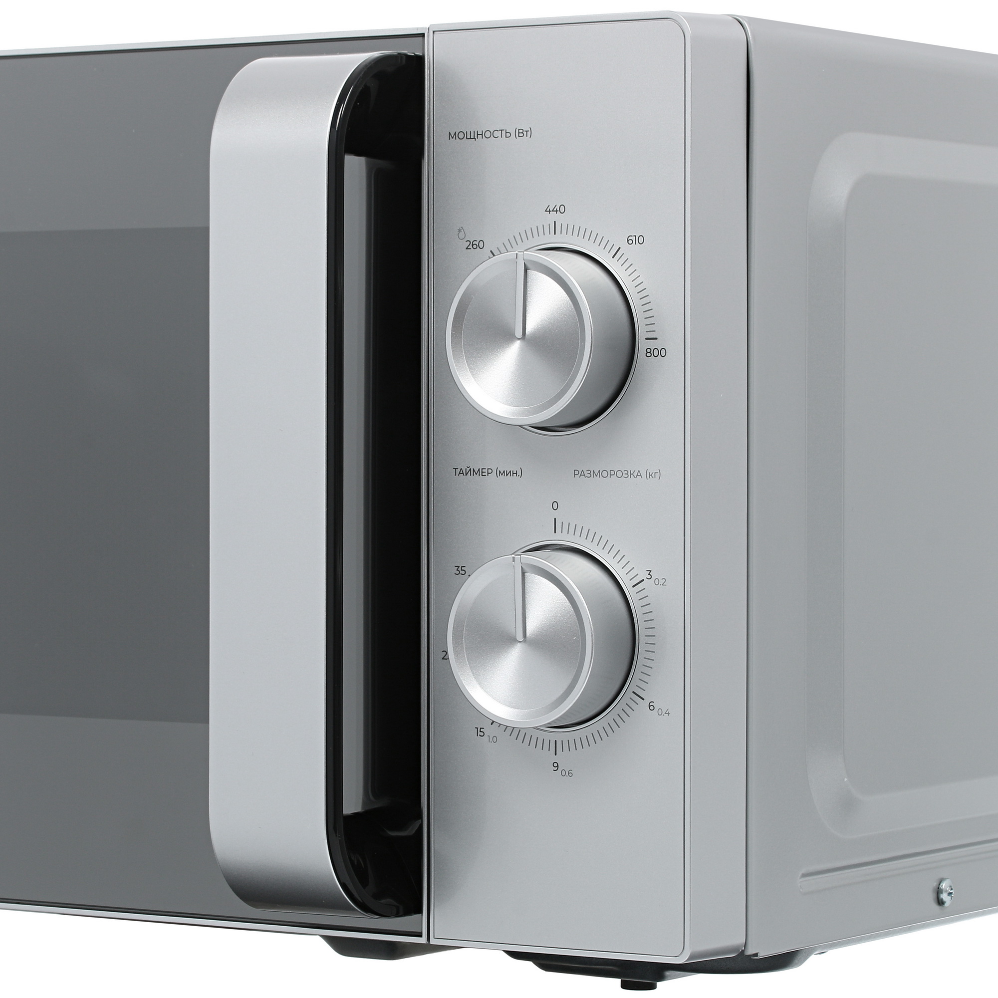 5413203 Микроволновая печь DEXP MH-80R зеркальный, серебристый STDN-0044163 - Вид №3