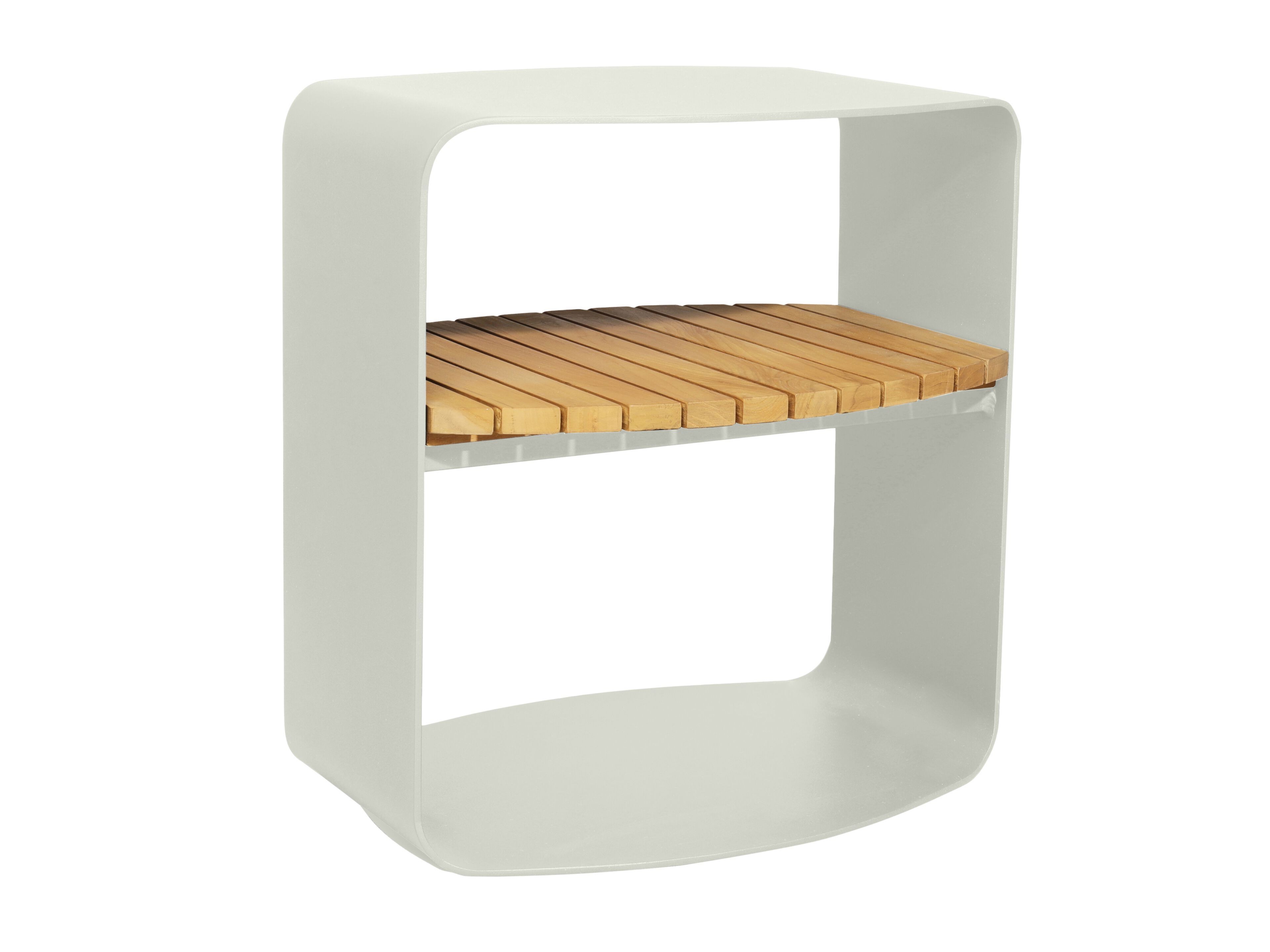 Высокий садовый столик из алюминия и ТИКа с журнальной стойкой Mindo Mindo 109 ARCH-00104018 - Вид №13