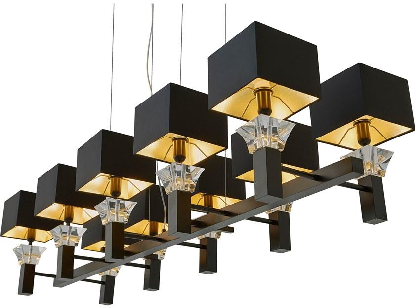 ILFARI Подвесной светильник прямого и отраженного света из металла в современном стиле Side by side 14230 - Вид №1