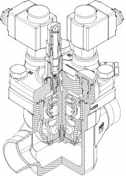 Danfoss ICSH — двухступенчатые клапаны ICSH 40 40D Клапан электромагнитный 027H4309  - Вид №15