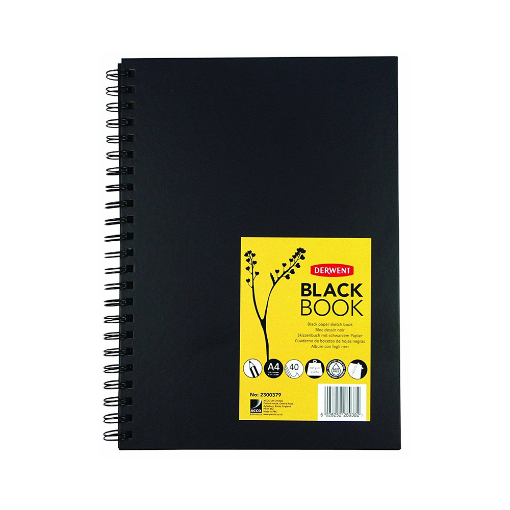 2300379 Блокнот для зарисовок 200 г/м2 А4 21 х 29.7 см на спирали 40 л. Derwent 