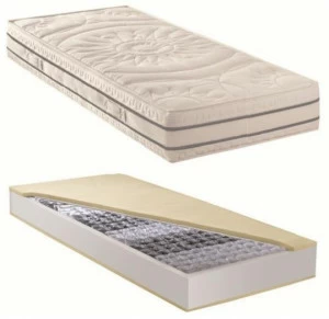 Frauflex Гипоаллергенный матрас с пружинным карманом из ткани air-flex ™ Jeans