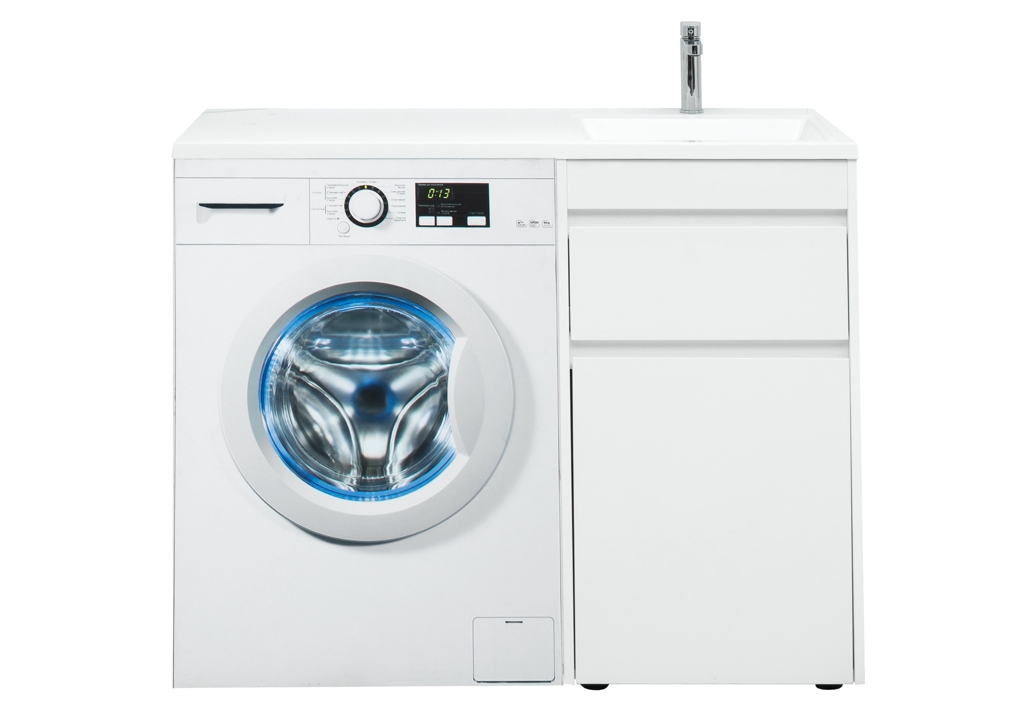 Тумба с раковиной Aquanet Токио 110 R белый (напольная, 1 ящик) 0023928900235498 - Вид №12