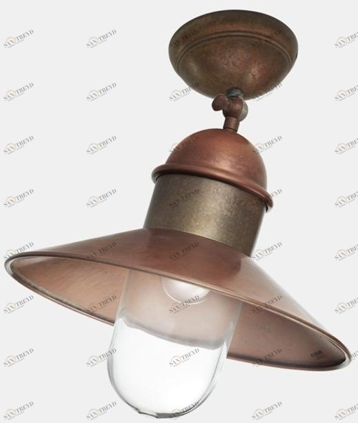 Il Fanale Уличный потолочный светильник из металла Borgo 244.03.orb