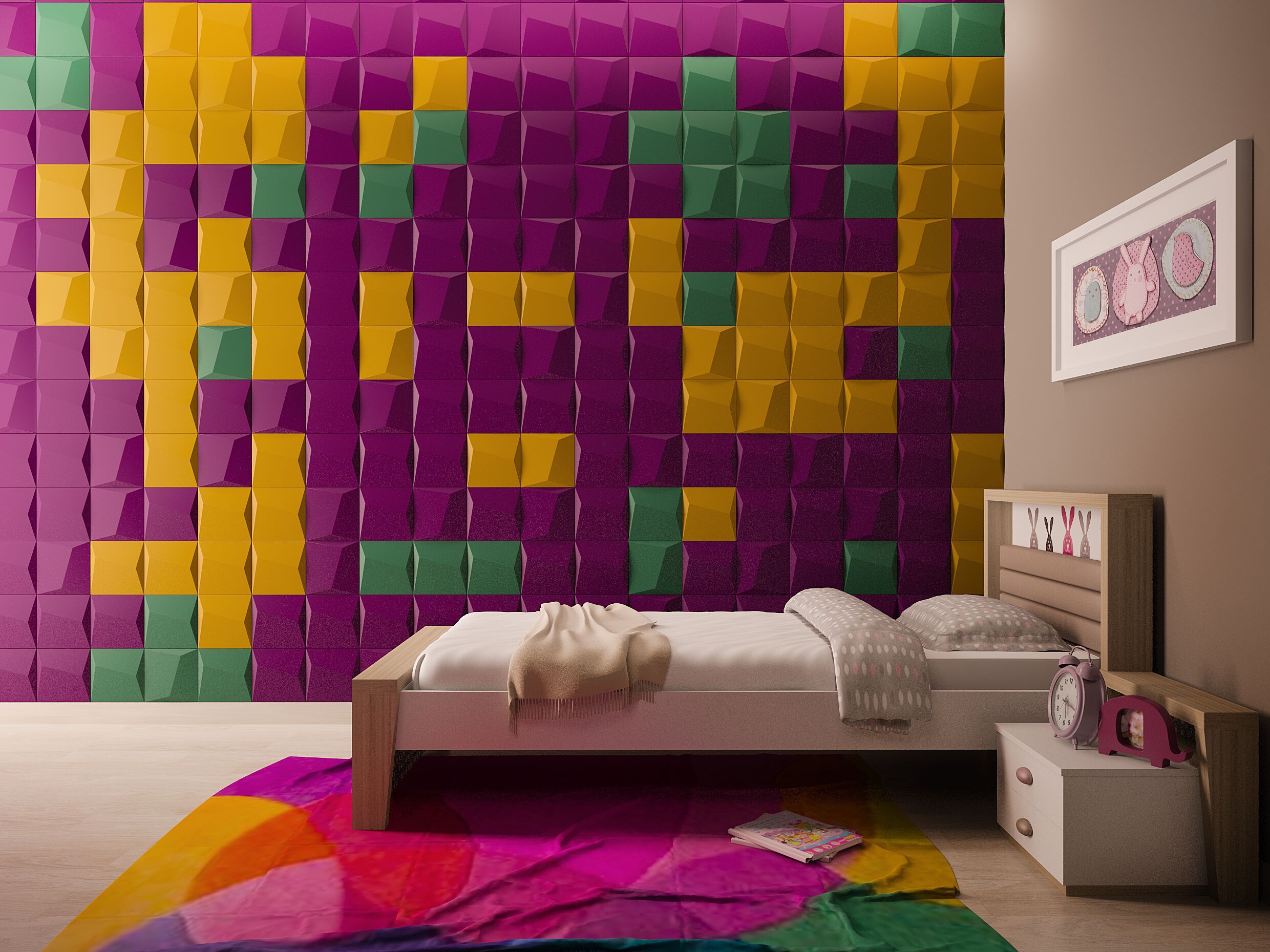 Трехмерное гипсовое покрытие WallDeco M-Modern ARCH-00029497