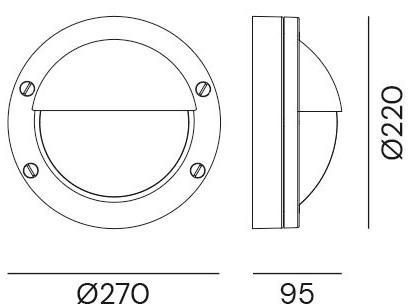 Il Fanale Настенный светильник из латуни Marina 247.62.oo - Вид №1