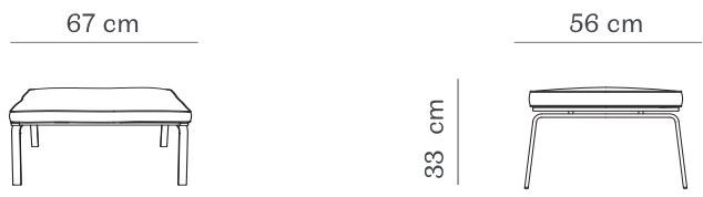 NORR11 Подставка для ног из кожи Man sun-id-1390093 - Вид №3