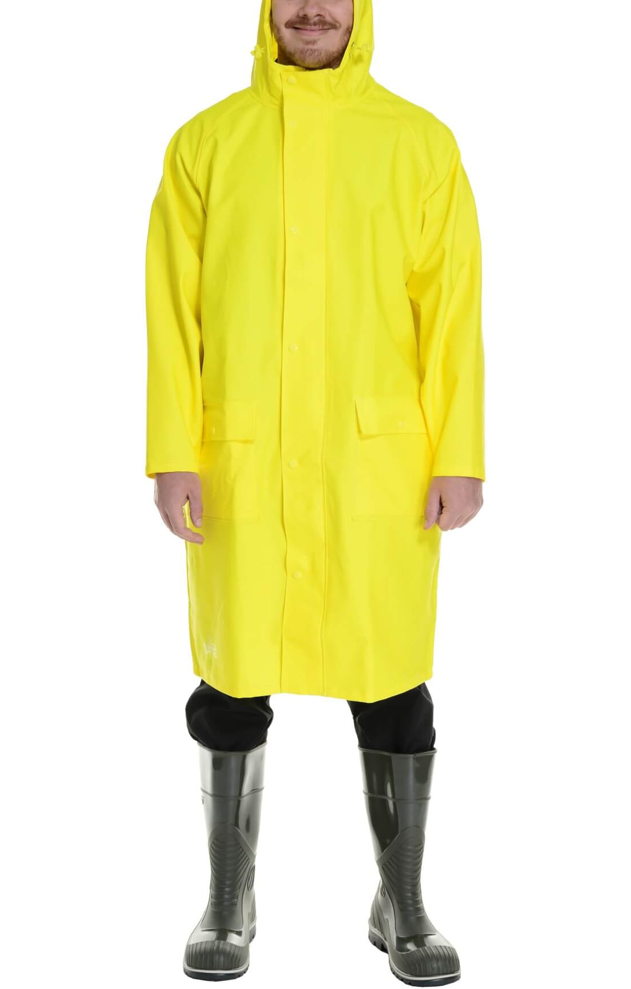 62679 Плащ влагозащитный желтый ASKOLD  Непромокаемая спецодежда  размер L (44-46)  - Вид №4