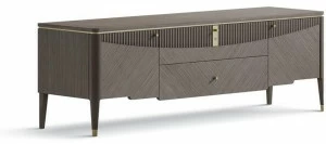 Carpanese Home Деревянная тумба под ТВ с распашными дверцами и ящиками Contemporary 7316