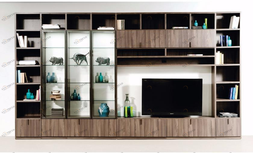 Roche Bobois Модульная оборудованная стенка с подставкой под телевизор sun-id-1459278