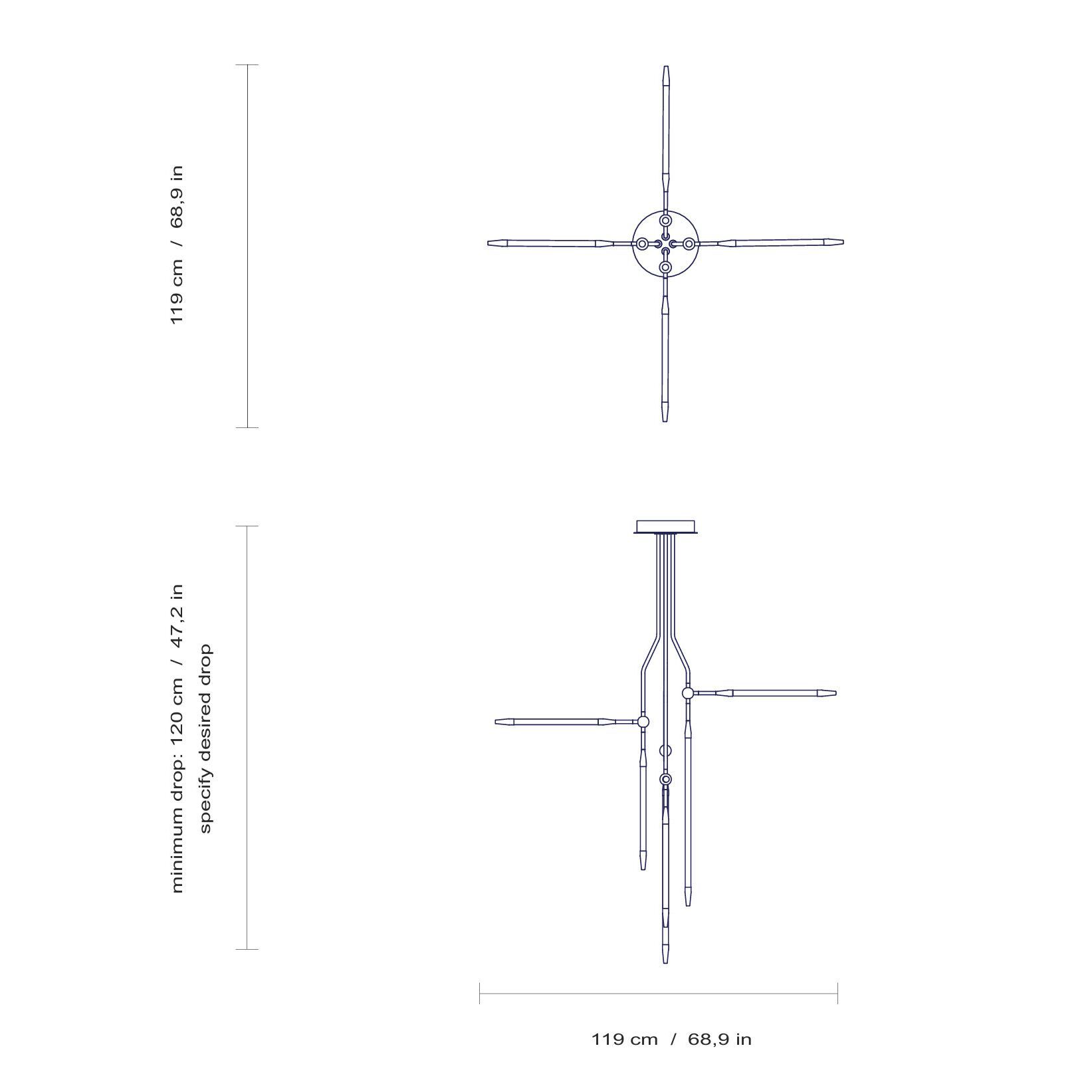 Стальной светодиодный подвесной светильник Intueri Light Javelin ARCH-00074462 - Вид №9