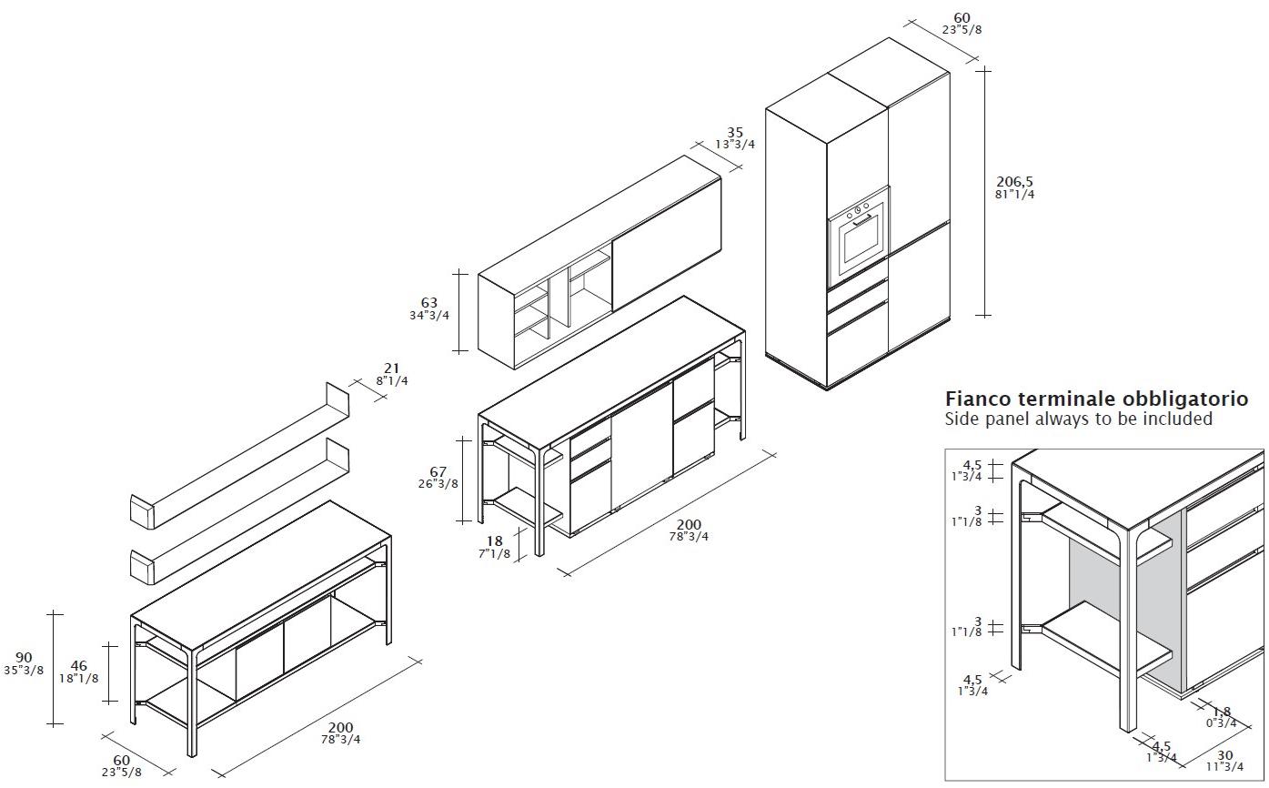 ESTEL GROUP Оборудованная кухня Buffet sun-id-1468061 - Вид №7
